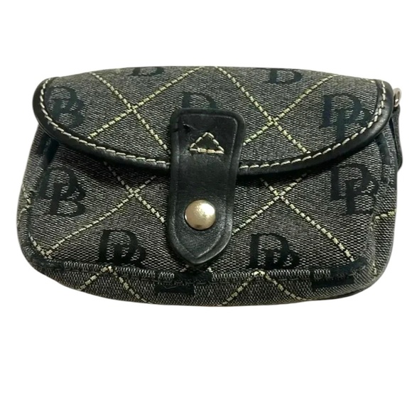 Dooney and  Bourke Denim pouch - Picture 2 of 8